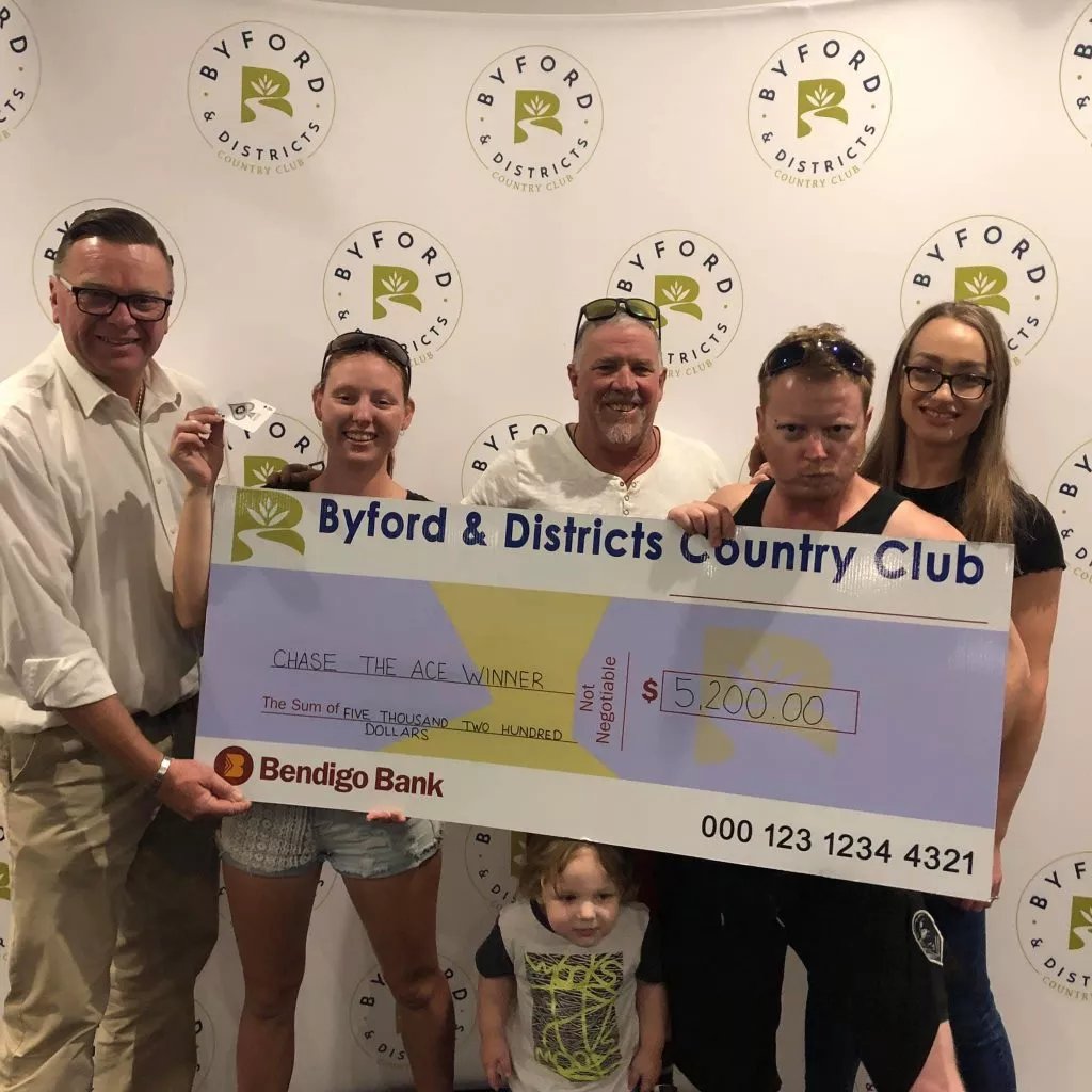 People smiling at a club