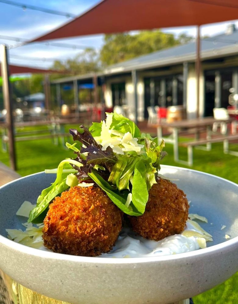 IMG_2509 Fried croquettes served with salad
