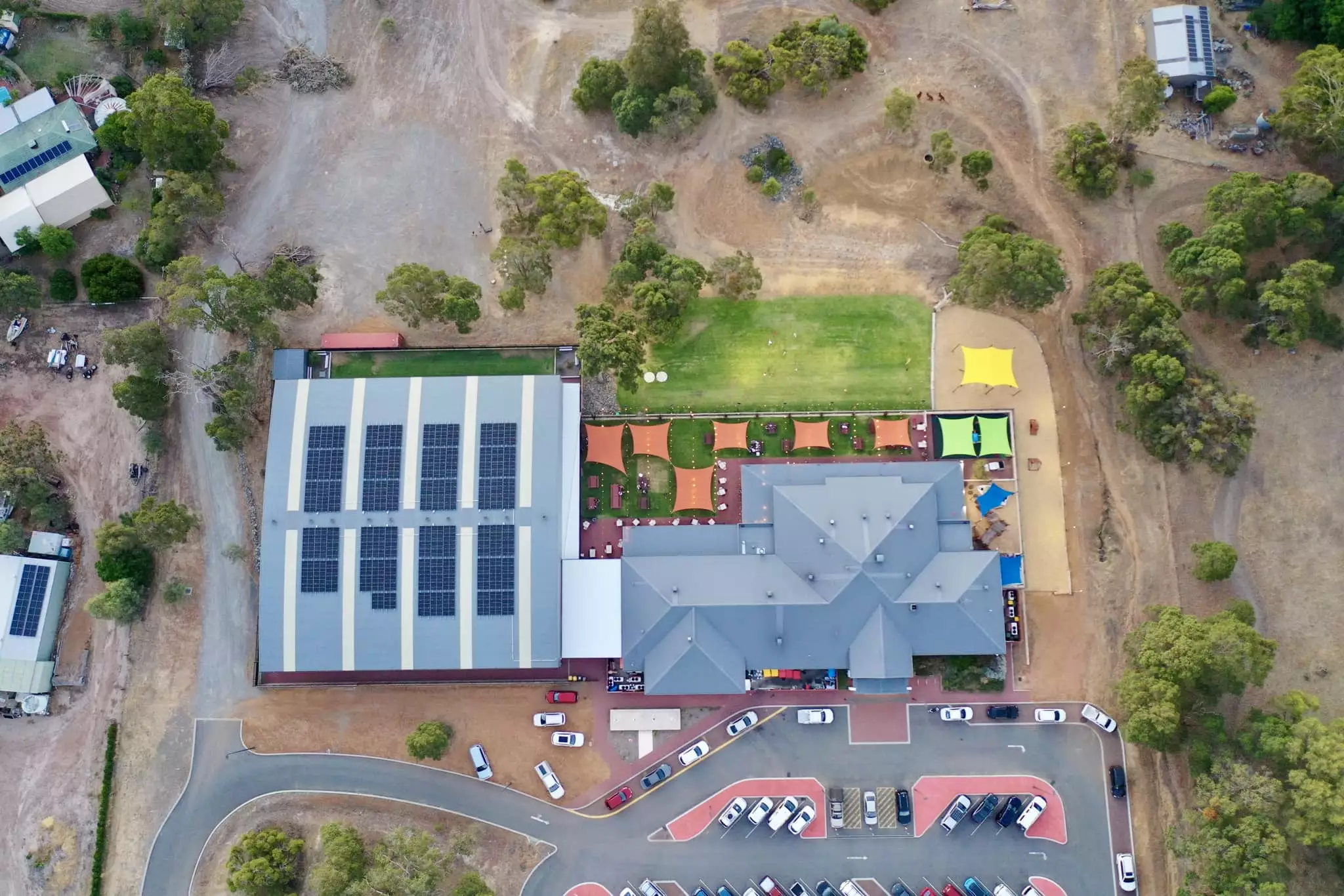Aerial view of Byford District Country Club